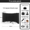 Paravan Microfon Reglabil - Scut Izolare, Filtru Pop, 3/5 Panouri pentru Studio - imagine 6