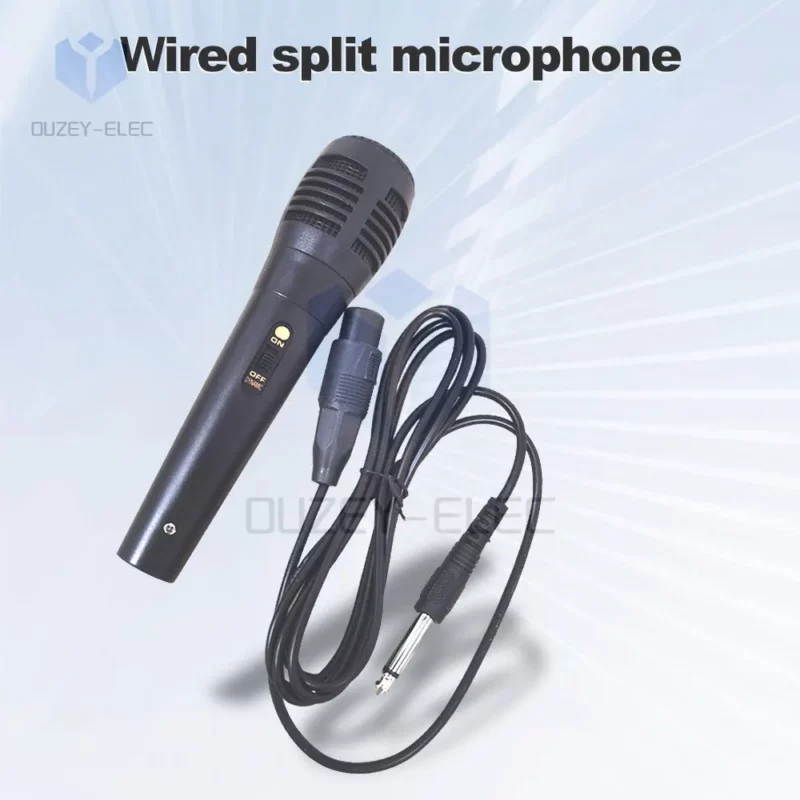 Microfon Dinamic Unidirecțional - Filaire, Bluetooth, 3.5mm/6.5mm, pentru Karaoke și Discursuri - imagine 2