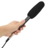 Microfon TV Profesional - Condensator Shotgun Cardioid, XLR 3 Pini pentru Jurnaliști - imagine 3