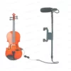 Microfon Vioară - Condensator Cardioïde pentru Violon Acustic și Alto, Sistem Emitator de Cintură - imagine 3